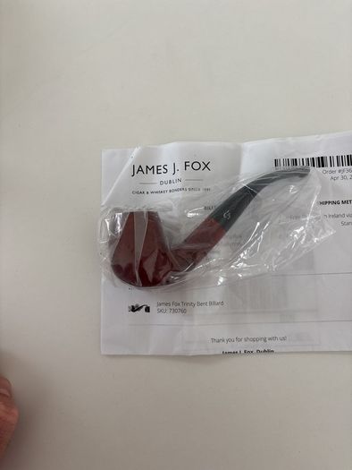 James J Fox pipe - brand new