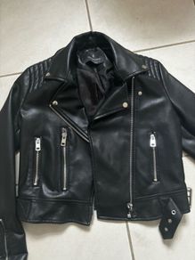 Stradivarius leather jacket