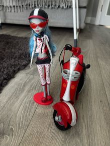 monster high doll with scooter