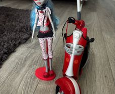 monster high doll with scooter