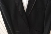 black tie suit