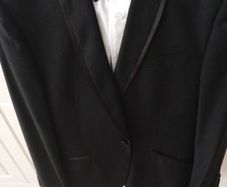 black tie suit