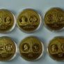 Complete Set of Gold plated 24 commemoratives of 'The Most Expensive Coins in the World' Image 9