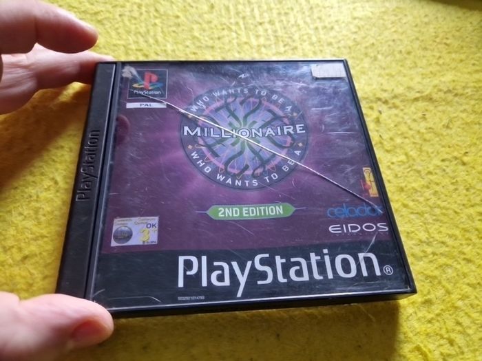Who Wants to be a Millionaire 2nd Edition PlayStation1 Ps1 PlayStation2 Ps2 Games Original