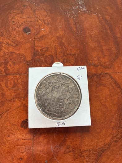 UK Crown 1845 low mintage