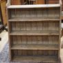 Victorian Pine Open Bookcase / Kitchen Dresser Rack Image 2