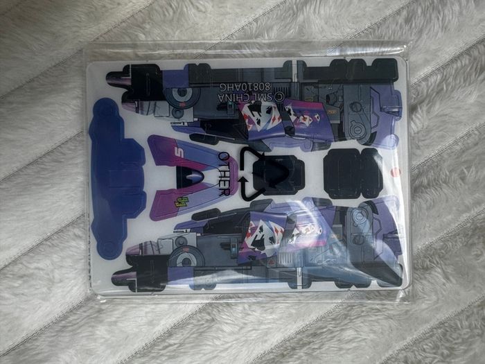 Puzzle Racers 3D Puzzle Car Model Pull Back and Race Purple Damaged Box Please see photos
