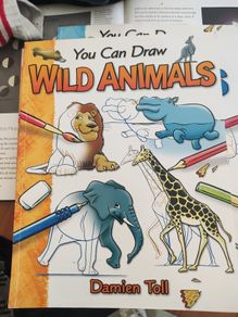 You can draw wild animals