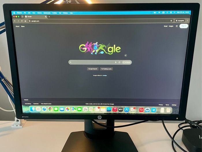 HP 24" Monitor (Mint Condition) - ALL Cables Included