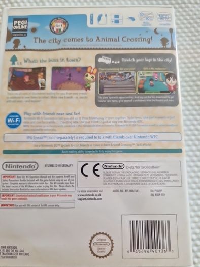 Animal Crossing Let s go to the City Nintendo Wii Games Original