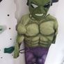 the Hulk halloween costume 7-8 plus mask Marvel Image 2
