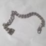a solid silver  heavy  bracelet  stamped 925 Image 3