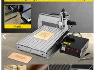 main image for ad 4axis Cnc Router 6040 Machine Tool 6063 Industrial Aluminum Durable Cutter