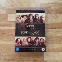 Lord Of The Rings and The Hobbit trilogy DVD Boxset