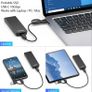 512GB Portable External SSD USB-C 10Gbps Fast Drive for Laptop PC Mac Android iPhone Image 2