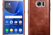 S7 Vintage Leather Back Cover