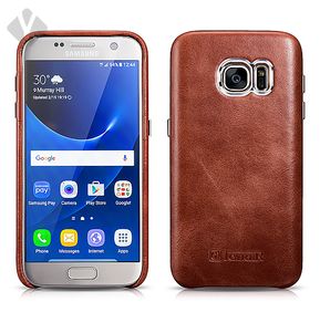 S7 Vintage Leather Back Cover