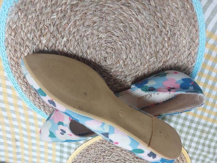 Cath Kidston flat flower pattern shoes