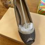 High heels peep toe silver Image 2