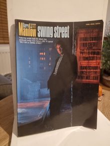 Barry Manilow Swing Street sheet music book.