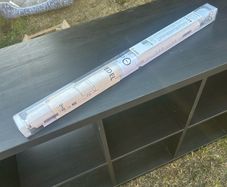 SANDVEDEL Roller blind, beige, 60x195 cm