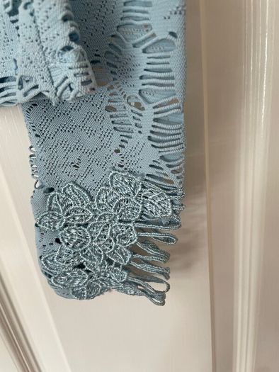 Vintage Designer Top- Powder Blue - Adam Pour Eve - Size 1