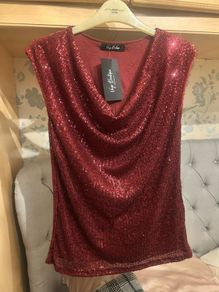 Virgo Botique sequin top