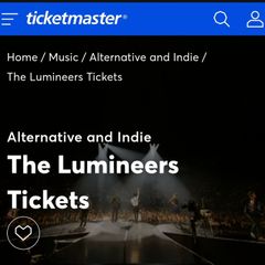 The Lumineers - Front Standing ticket 25.06. Cork
