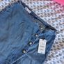 Zara Denim Midi Skirt Image 2