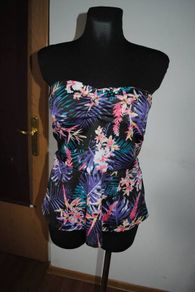 Gina Tricot peplum strapless tankini top size UK10 EU38 Postage included