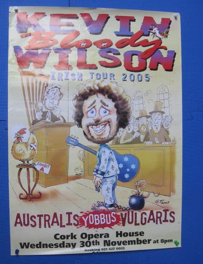 Kevin 'bloody' Wilson Promotional Poster