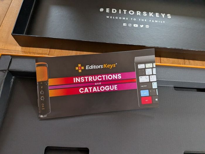 Editors Keys Adobe Premiere Pro Backlit Keyboard and Dust Cover