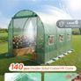 10ft x 7ft Walk In Heavy Duty Polytunnel Greenhouse with Built In Irrigation Image 5