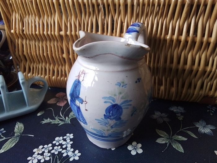 Folk Art Pottery Jug