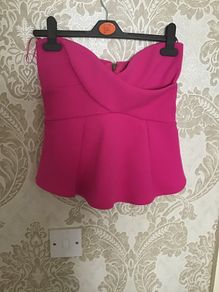 River Island Bustier Top Size 10