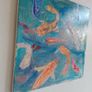 Original Abstract Painting Fish Art Painting Irish Art Image 6