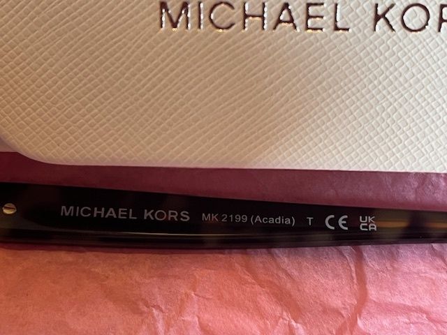 Michael Kors Sunglasses Acadia Mk2199 395087  New In Case With Cleaning Chamois & 2 Leaflets. Authentic Michael Kors.  BRAND NEW.