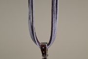Purple textured Necklace