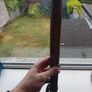 Vintage An Garda Siochana Wooden Baton. Truncheon with Leather Strap. 1960-1980s Image 2