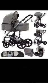 Pram set. New in box Travel system/ Buggy/ Pram/ Stroller/ Pushchair. 3 in 1 Baby Stroller