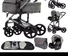 Pram set. New in box Travel system/ Buggy/ Pram/ Stroller/ Pushchair. 3 in 1 Baby Stroller
