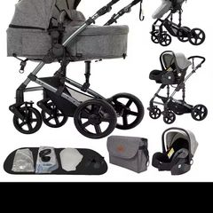 Pram set. New in box Travel system/ Buggy/ Pram/ Stroller/ Pushchair. 3 in 1 Baby Stroller