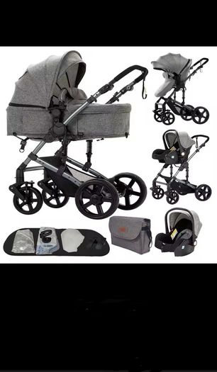 Pram set. New in box Travel system/ Buggy/ Pram/ Stroller/ Pushchair. 3 in 1 Baby Stroller