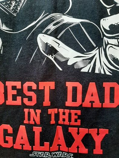 New Star Wars best dad in Galaxy tee shirt