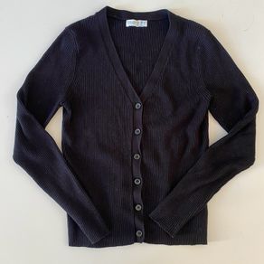 cardigan (black) (S size)
