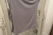 Soft Grey Twisted Shoulder Top size S