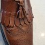 italian brown leather loafers Image 9