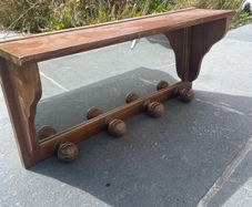 Hanging Shelf with Mirror