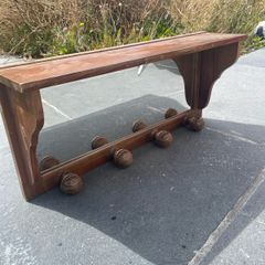Hanging Shelf with Mirror
