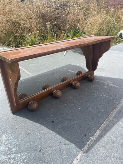Hanging Shelf with Mirror